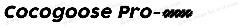 Cocogoose Pro字体转换